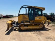 John Deere 550K-LLT Dozer W/ 9 FT Blade