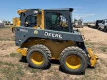 John Deere 328D Skid Steer W/ Bucket & Hay Speer