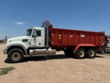 2016 Mack GU713 W/ With High Speed XHD-22 Manure Spread Bed