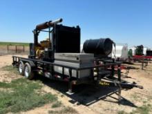 150 KW Mobile Cat Generator on Big Tex Dual Axle Trailer