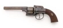 Antique British Transitional Double Action Percussion Revolver