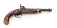 U.S. Model 1842 Percussion Pistol, by Henry Aston of Middletown, CT
