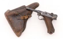 Erfurt Double Date 1920/1917 Luger, with 1937 Dated Stecher Freiberg Holster