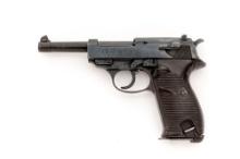 Composite WWII German Spreewerk cyq P.38 Semi-Automatic Pistol, with British Proof Marked Barrel