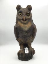 Victor Paper Mache Owl (16 Inches Tall)