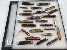 Lot of 25 Various Folding Knives Including Several