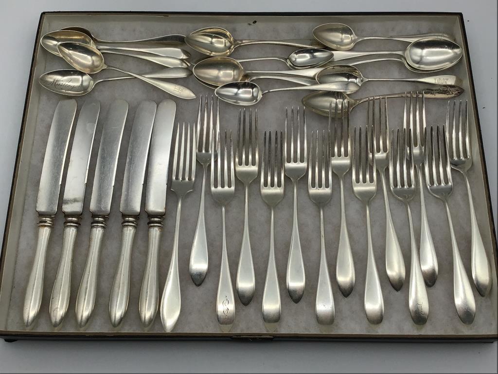 Set of Sterling Silver Flatware-Mostly