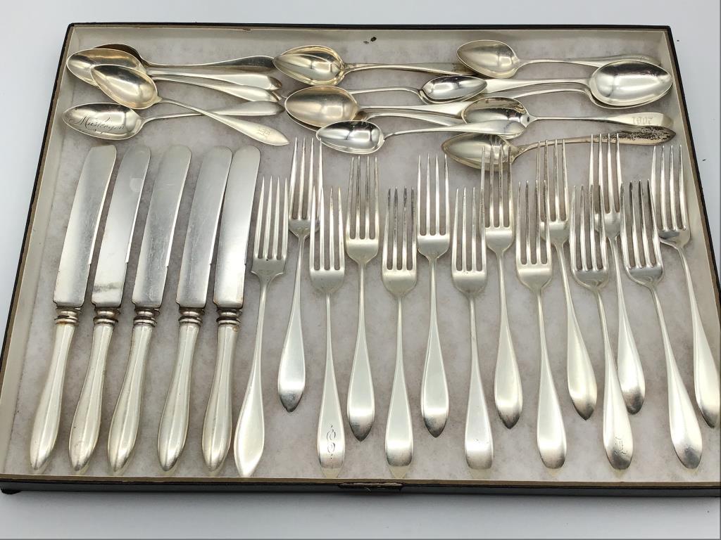 Set of Sterling Silver Flatware-Mostly