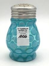 Blue Opalescent Bubble Glass Sugar