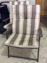 Pair of Lg. Matching Folding Lawn Chairs w/