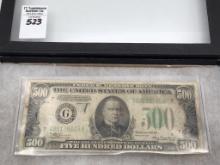 1934 US Five Hundered Dollar Bill