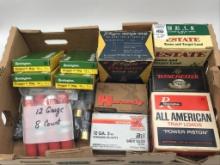 Group of 12 Ga Ammo Including Full Boxes