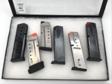Lot of 6 Various Gun Clips Including