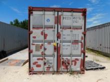 CIMC 45' Shipping Container, Type 213ALSG1-A, S/N: XCMC56200952 (LOCATED IN CALLAHAN, FL - 2ND YARD)