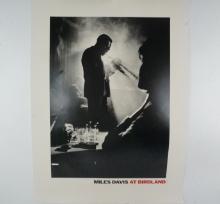 Miles Davis at Birdland Poster