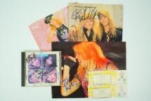 Poison Collection of Signed CDs and Pictures