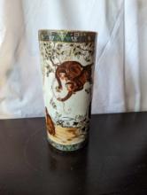 Chinese Porcelain Monkey Vase