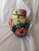 Mourcroft Poppy Ginger Jar and Lid