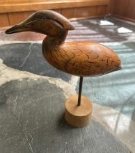 Carved Green Heron