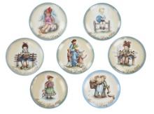 Schmid Porcelain Mothers Day Plates 1980-91 (7)