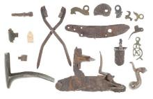 Dutch Musket Parts 17th Century & Bullet Mold