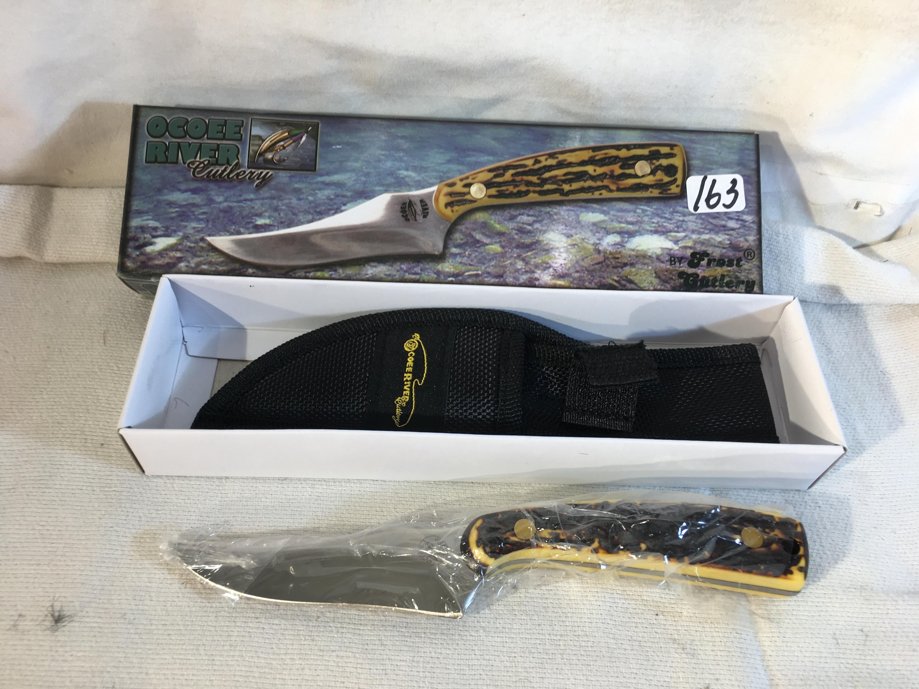 New Collector Frost Cutlery OCOEE River OC-534IS  7"Overall Length Knife Polished Stainless