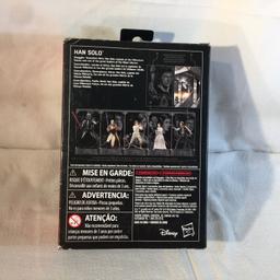 NIB Collector Star Wars The Black Serries Titanium Series han Solo 7x5" Box Size