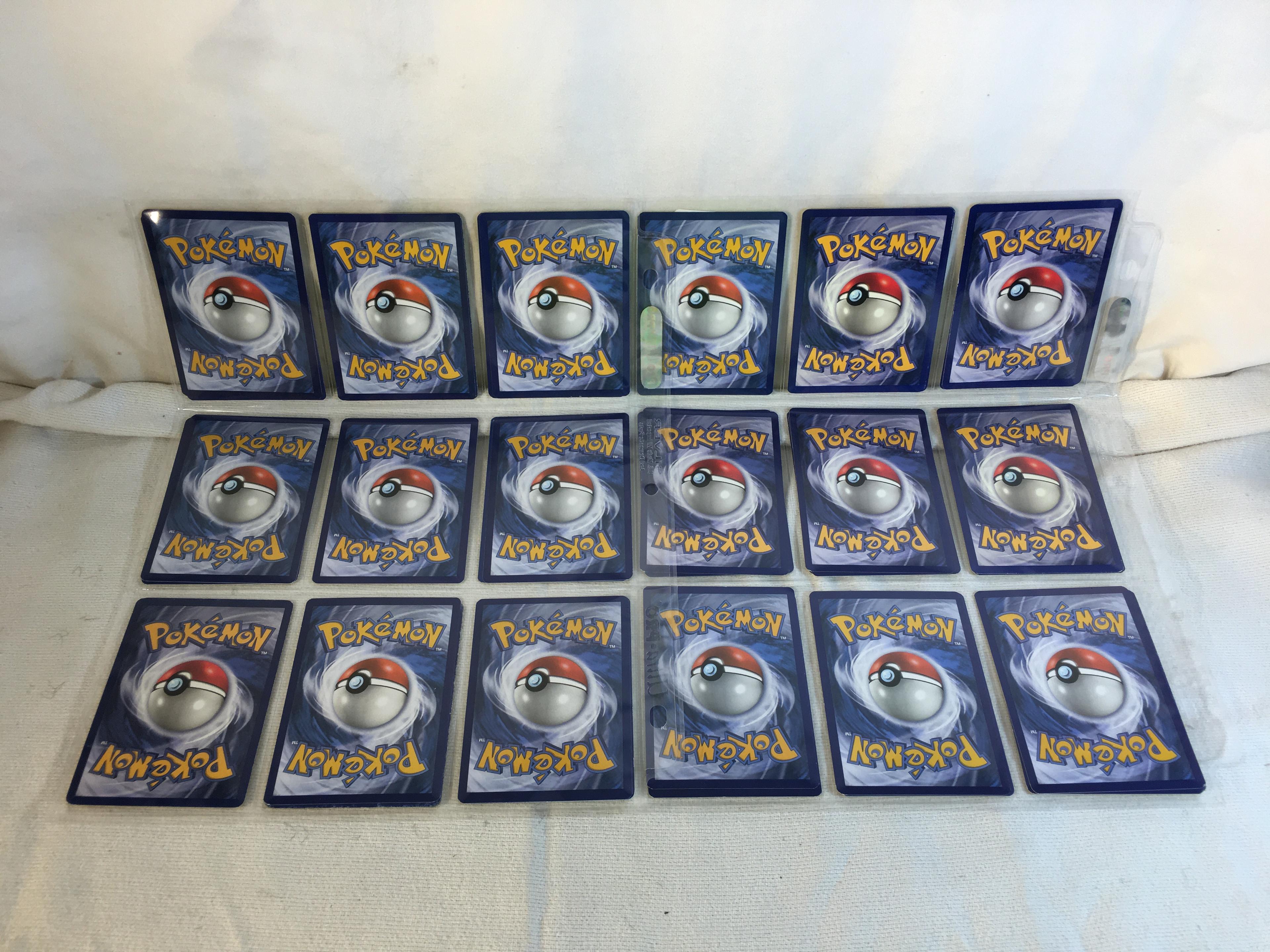 Lot of 18 Pcs Collector Pokemon TCG Pokemon Game Asssorted Cards - See Pictures