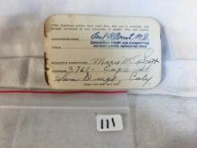 Collector Vintage The American Nationa Red Cross Card - See Picture