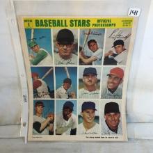 Collector Vintage 1969 MLBP ASSN. Baseball Stars Official Photostamp Series 3 American League