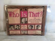 Collector Vintage Created by Production Design Associates "Who Is That"