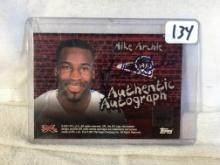 Collector Topps XFL Authentic Autograph Mike Archie Trading Card Signed