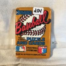 Collector Vintage Donruss Baseball Puzzle and Cards Majoer League Baseball
