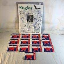 Collector  Vintage 1985 Eagles Exclusive Vol.2 #3 Signed Autographed with All The Team Players