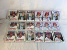 Lot of 18 Pcs Collector Vintage MLB Baseball Sport Trading Assorted Cards & Players -See Pictures