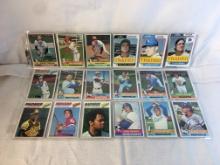Lot of 18 Pcs Collector Vintage MLB Baseball Sport Trading Assorted Cards & Players -See Pictures