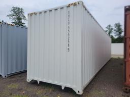 2024 SHIPPING CONTAINER WITH (4) 7' BAY DOORS, FORK LIFT POCKETS, SN