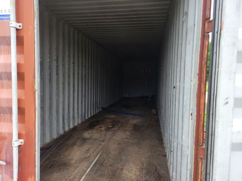 2003 CIMC 40'X8' RED SHIPPING CONTAINER, S:CIMC00518694