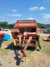 NEW HOLLAND 846 ROUND BALER, USED YESTERDAY