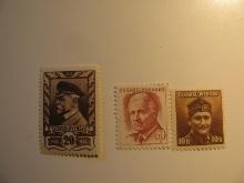 3 Czechoslovakia Unused  Stamp(s)