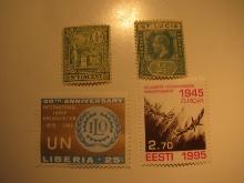 St Vincent, St. Lucia, Libera i & EESTI Unused  Stamp(s)