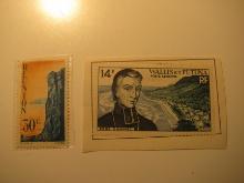 1 Reunion & 1 Wallis & Futuna Unused  Stamp(s)