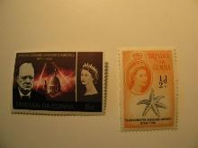 2 Tristian De Chua Unused  Stamp(s)