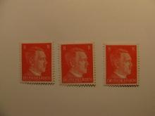 3 Nazi Germany Unused  Stamp(s)