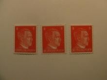 3 Nazi Germany Unused Stamp(s)