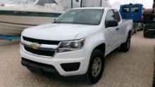 2019 CHEVY COLORADO PICKUP TRUCK, 131472 MILES  EXTENED CAB, 2WD, GAS, A/T,