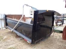 DUMP,  15', WITH CYLINDER, HAS SIDE & TARP DAMAGE, PINTLE HITCH