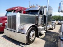 2007 PETERBILT 379 TRUCK TRACTOR, 1,388,253  64"SLEEPER, CUMMINS DIESEL, 13