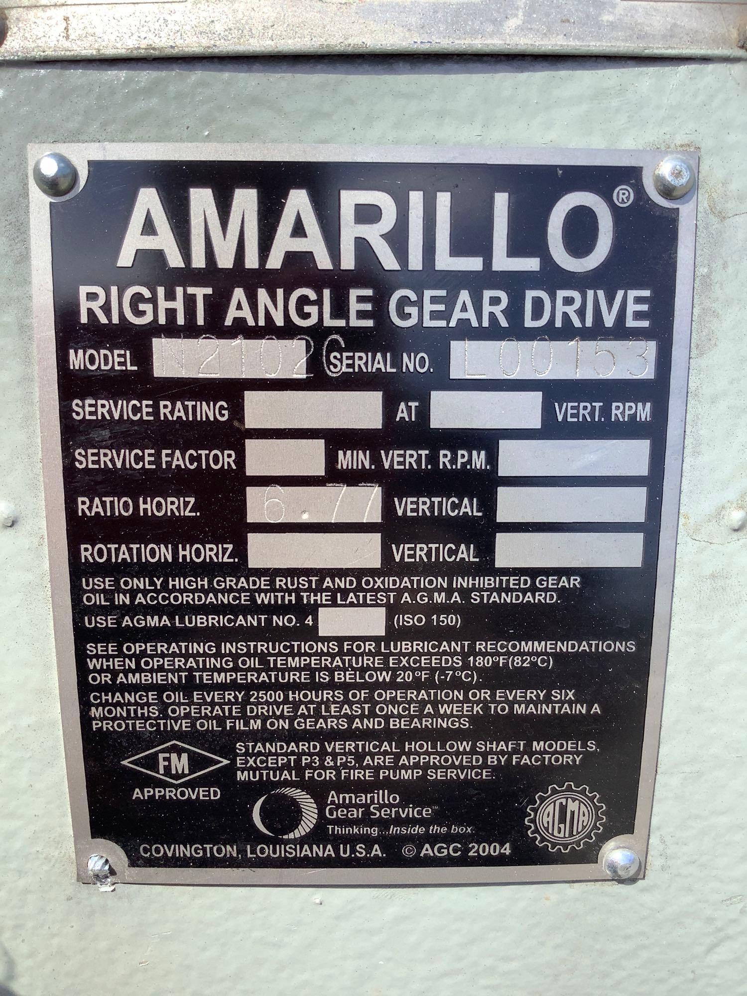 AMARILLO RIGHT ANGLE GEAR DRIVE MODEL N2102C
