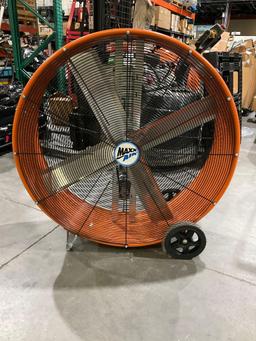 UNUSED 42in MAX AIR PORTABLE BARREL FAN